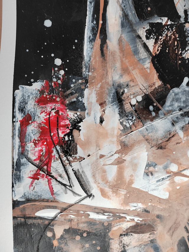 "Explosive behaviour" - 50 x 70 cm