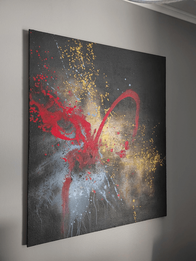 "Red queen" - 81 x 100 cm