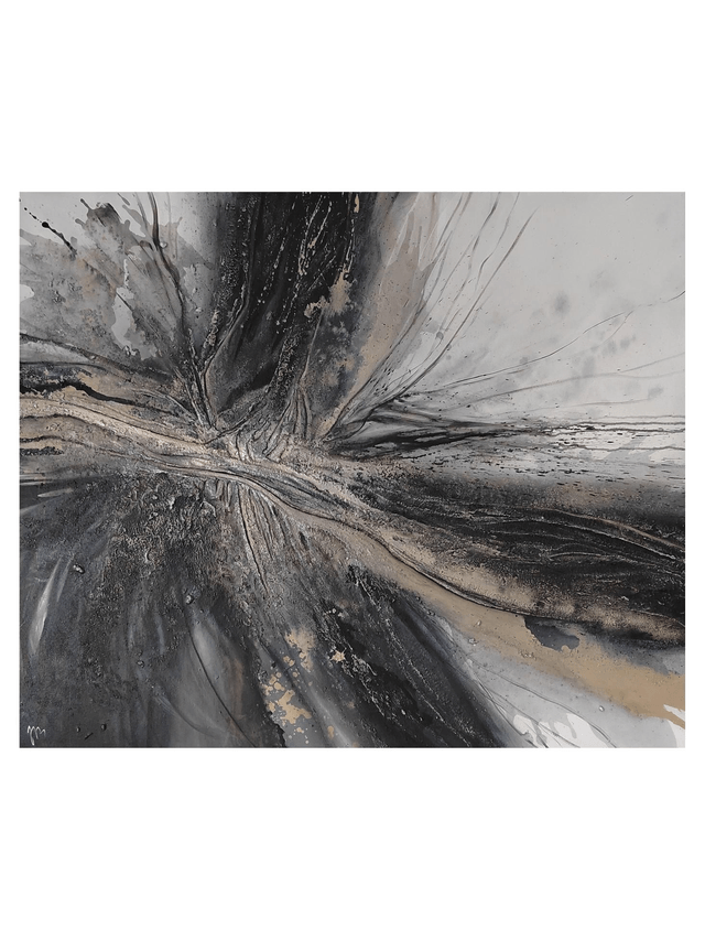 "Let the wind bend you" - 120 x 100 cm
