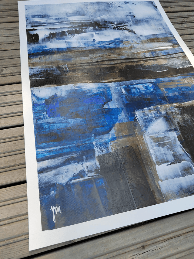 "The depths and beyond" - 50 x 70 cm