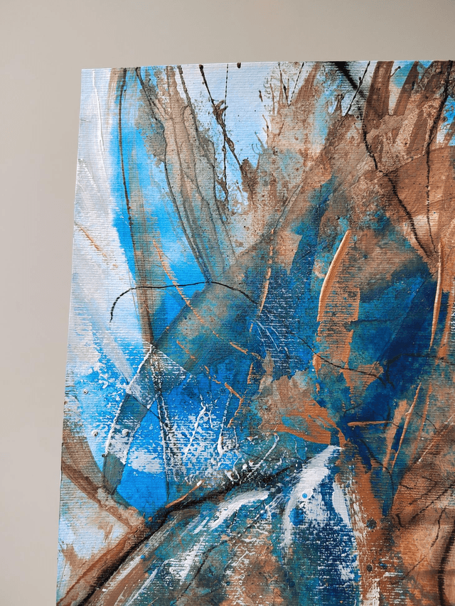 "Royal splash 3" - 24 x 34 cm
