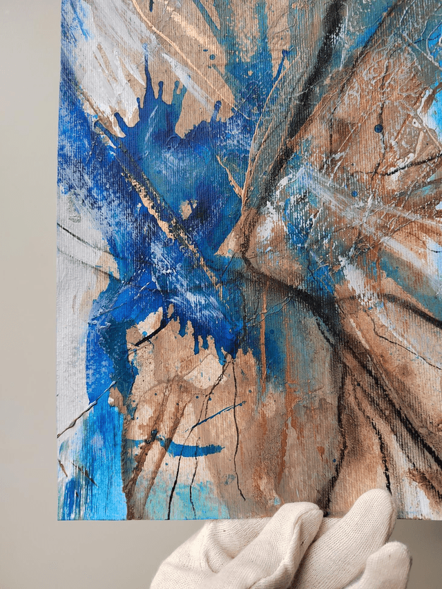 "Royal splash 2" - 24 x 34 cm