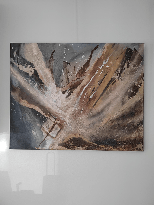 "Hair down, volume up" - 81 x 65 cm