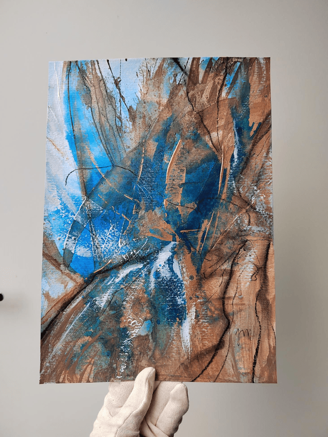 "Royal splash 3" - 24 x 34 cm