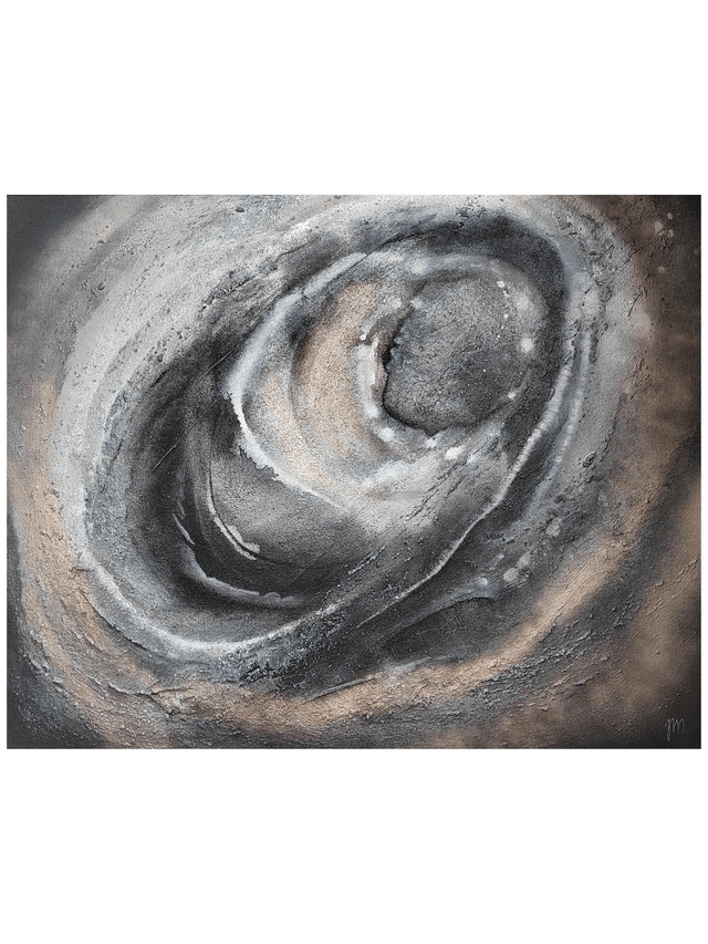 "Echoes in silence" - 81 x 65 cm