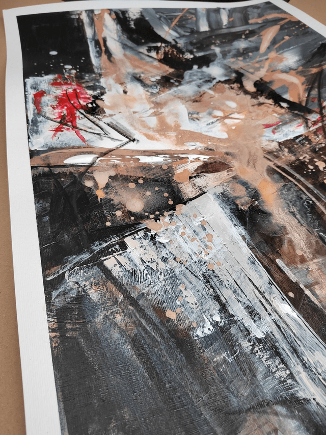 "Explosive behaviour" - 50 x 70 cm
