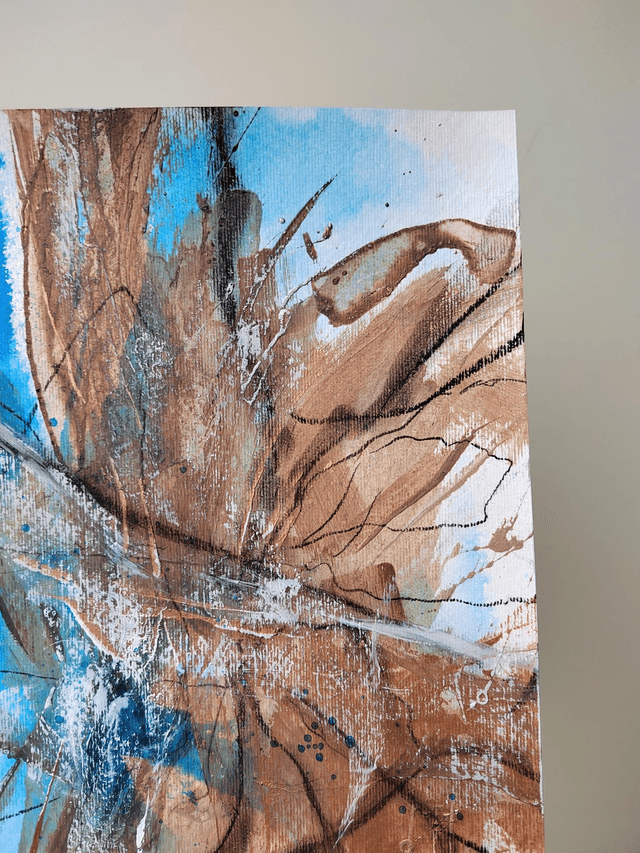 "Royal splash 4" - 24 x 34 cm