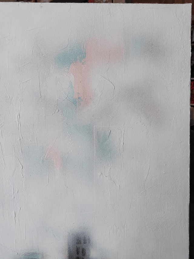 "Leaving the city" - 81 x 100 cm