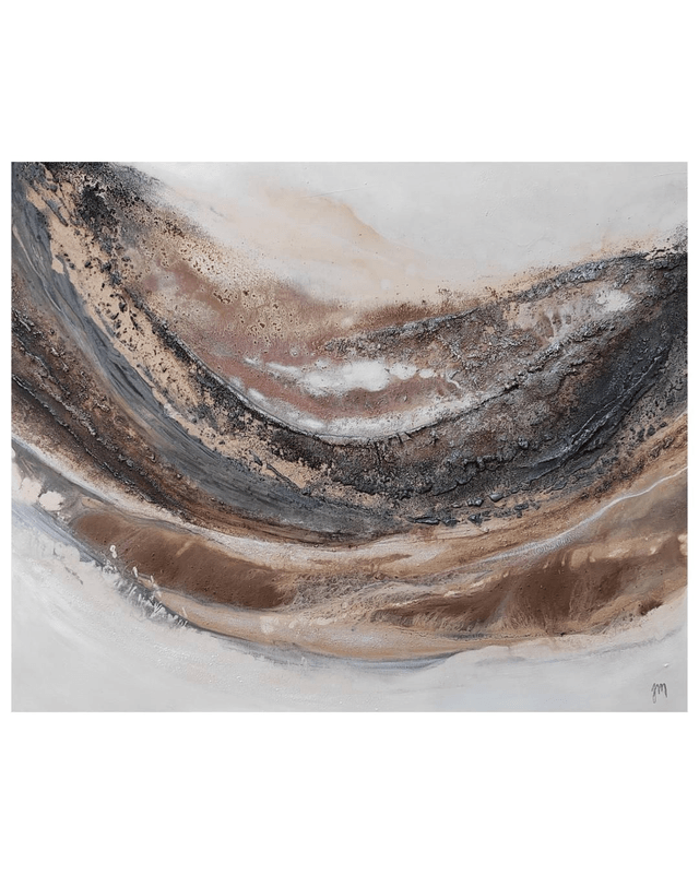 "Sand in my hair and the wind at my back" - 100 x 81 cm