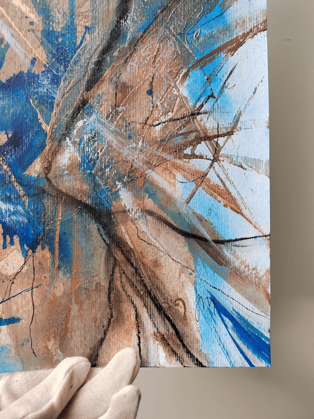 "Royal splash 2" - 24 x 34 cm