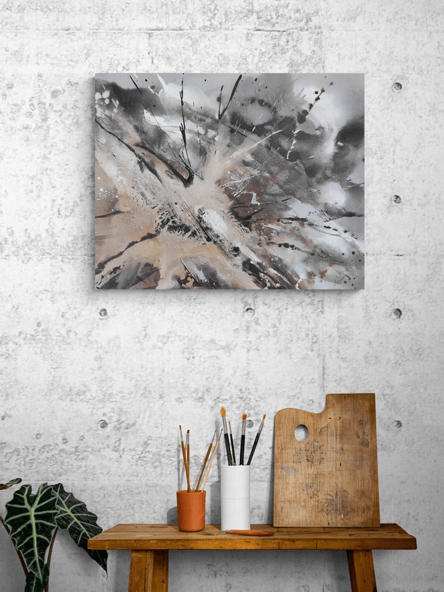 "Electric riff" - 81 x 65 cm