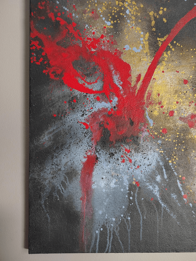 "Red queen" - 81 x 100 cm