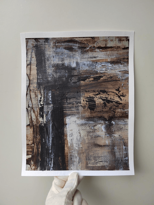 "Darkness falling 2" - 24 x 30 cm 