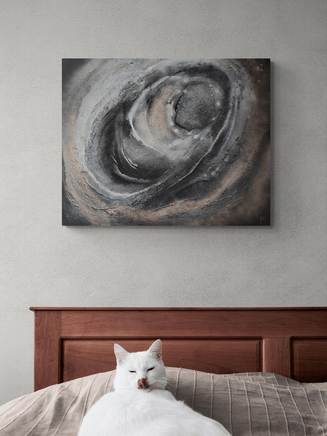 "Echoes in silence" - 81 x 65 cm