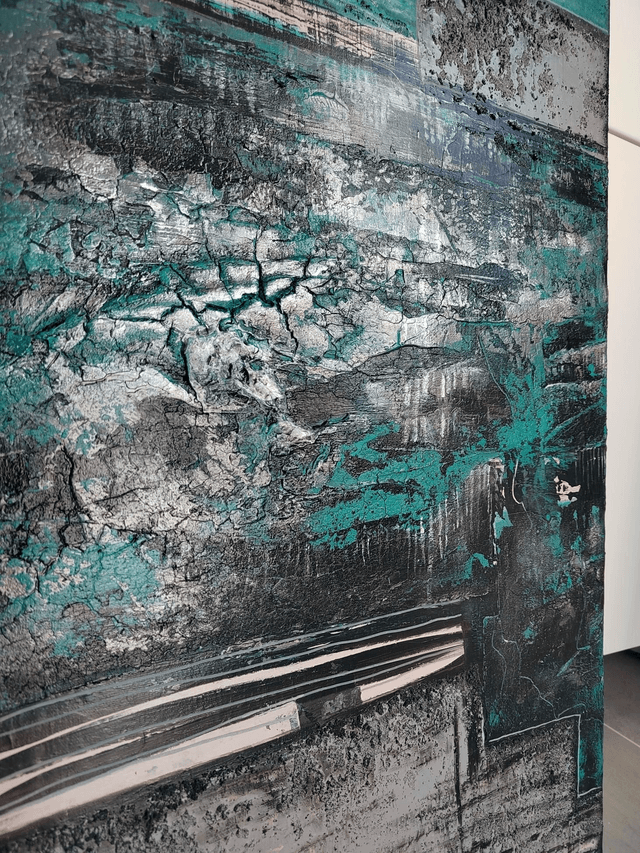"Turbulent times" - 81 x 100 cm