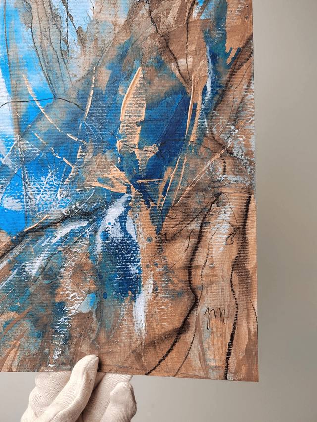 "Royal splash 3" - 24 x 34 cm