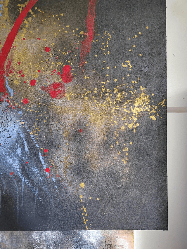 "Red queen" - 81 x 100 cm
