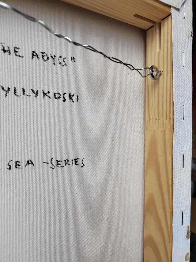"Secrets of the abyss" - 30 x 30 cm