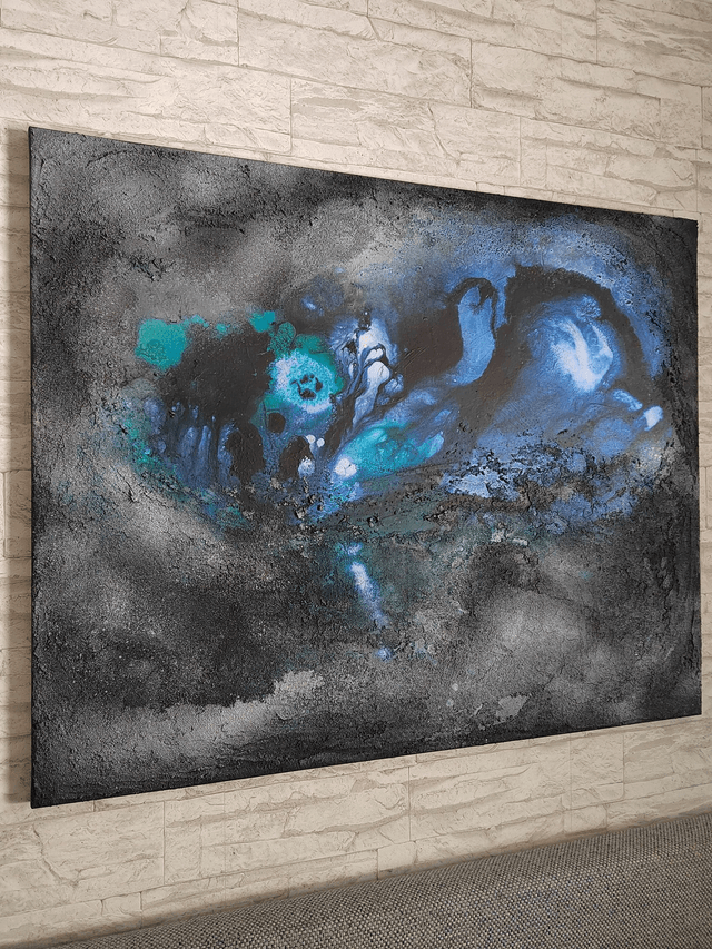 "Down the rabbit hole" - 100 x 81 cm