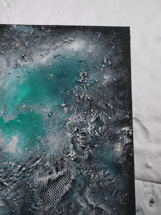 "Night in Alaska 2" - 46 x 55 cm