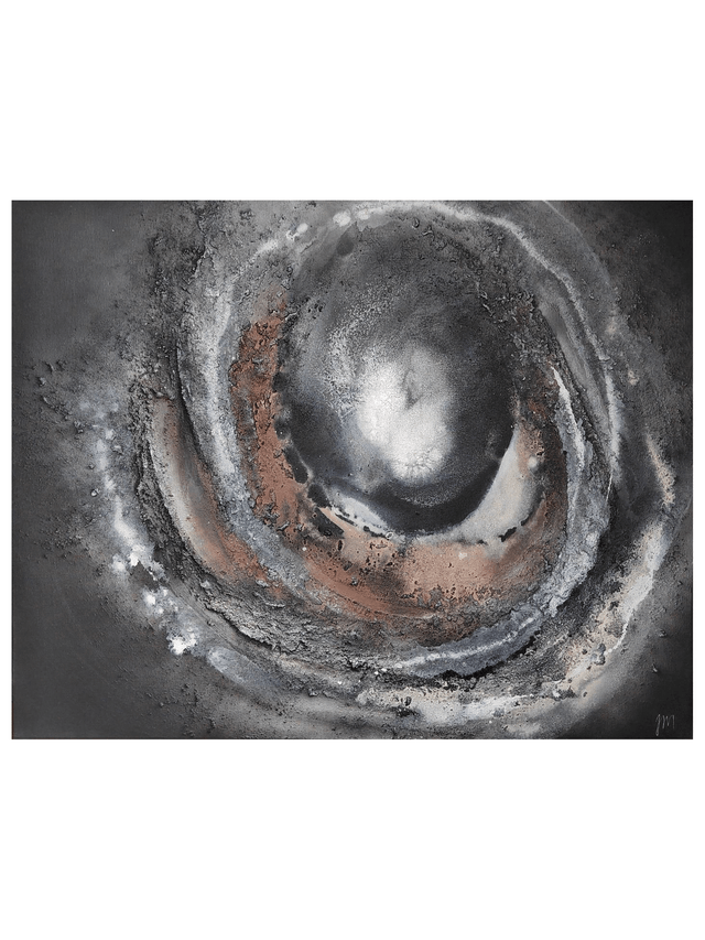 "Embraced by the night" - 92 x 73 cm