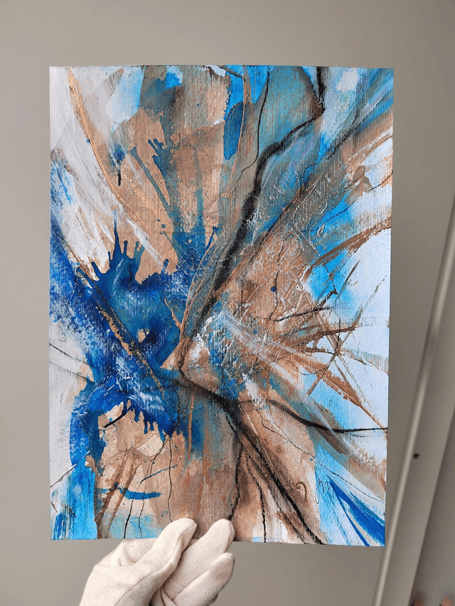 "Royal splash 2" - 24 x 34 cm