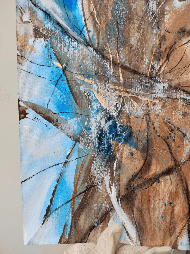 "Royal splash 4" - 24 x 34 cm