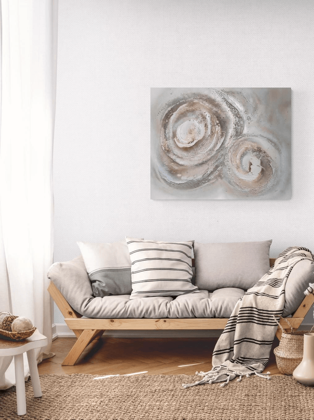 "Where we collided" - 92 x 73 cm