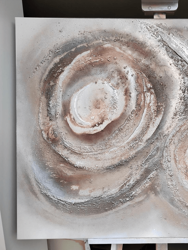 "Where we collided" - 92 x 73 cm