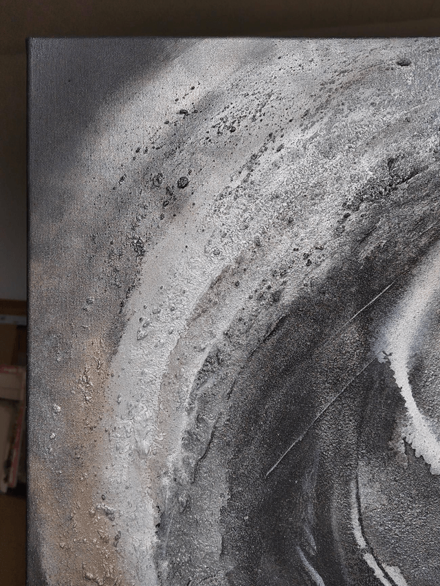 "Echoes in silence" - 81 x 65 cm