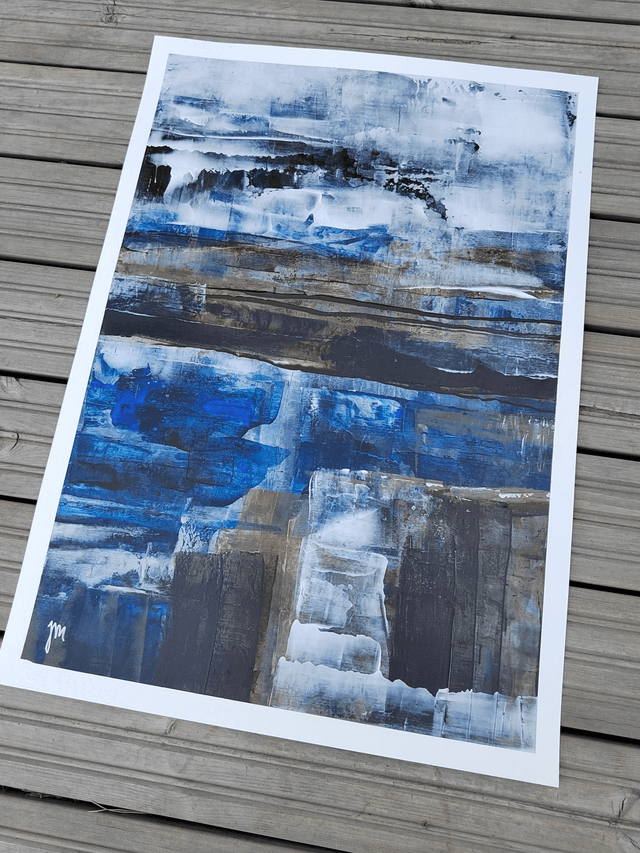 "The depths and beyond" - 50 x 70 cm