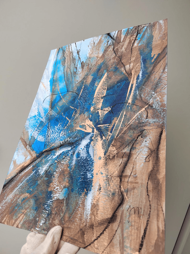 "Royal splash 3" - 24 x 34 cm