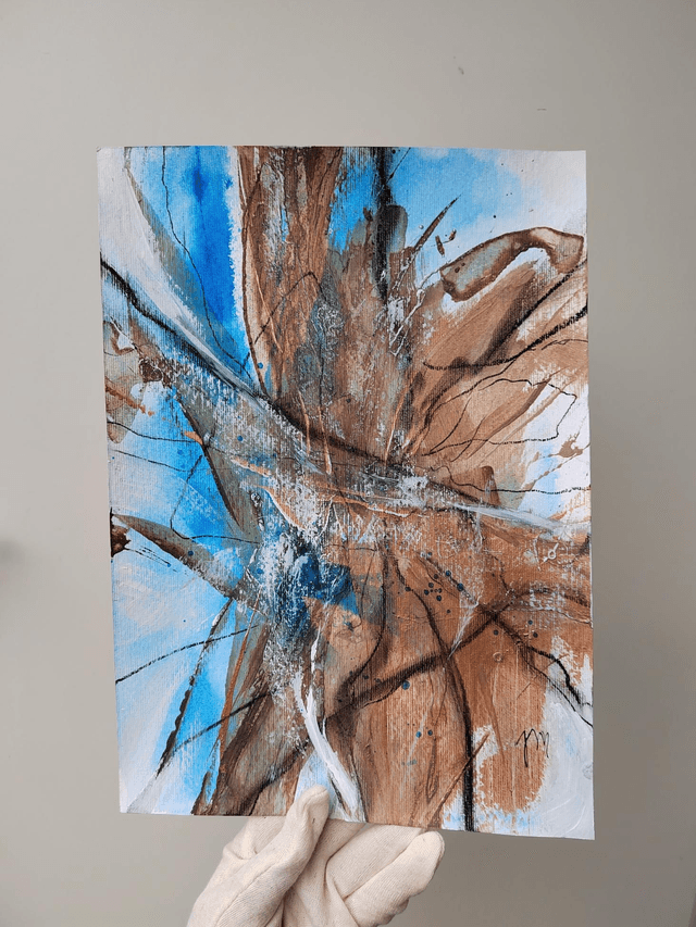 "Royal splash 4" - 24 x 34 cm