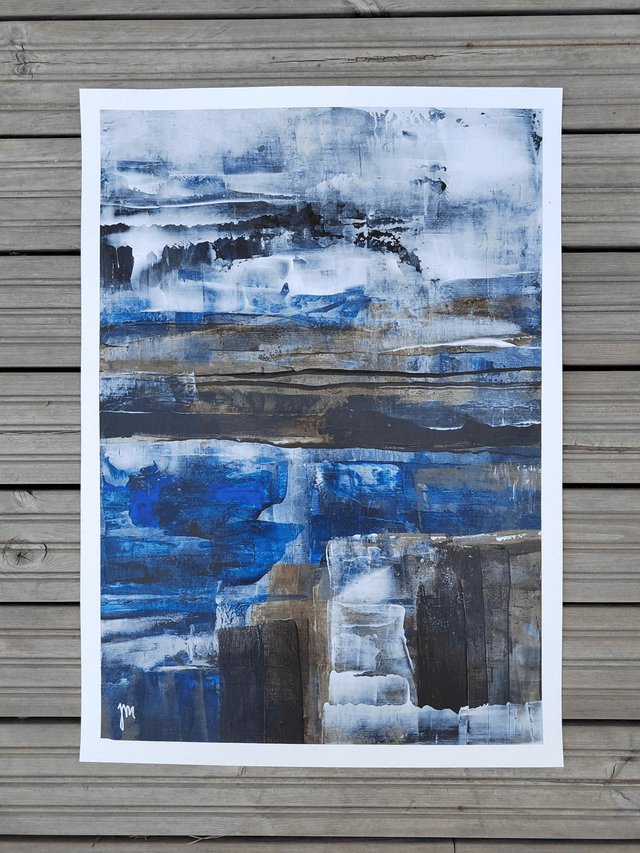"The depths and beyond" - 50 x 70 cm