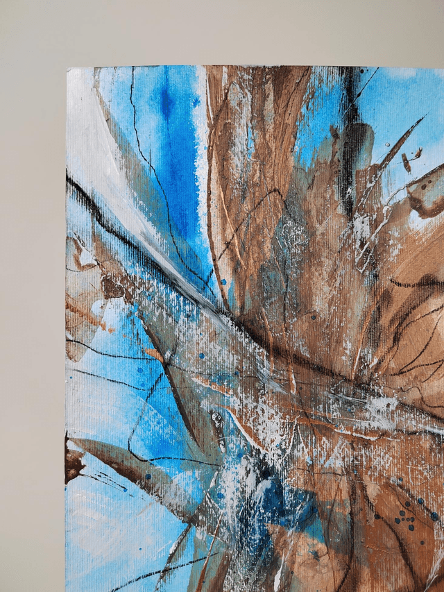 "Royal splash 4" - 24 x 34 cm