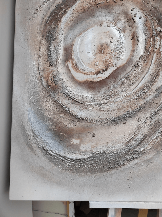 "Where we collided" - 92 x 73 cm