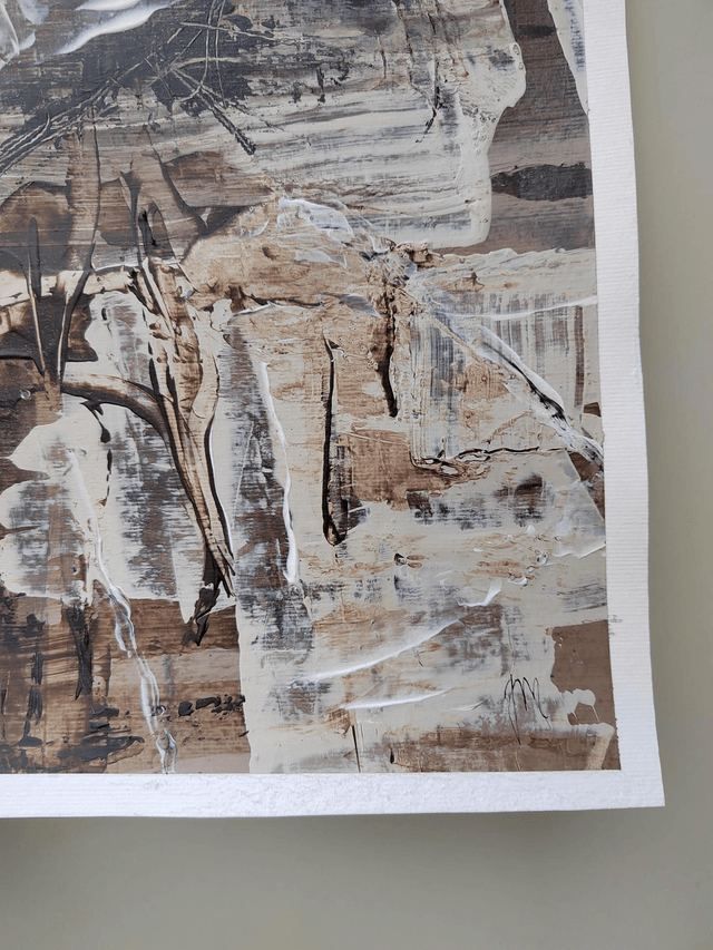 "Darkness falling 1" - 24 x 30 cm 
