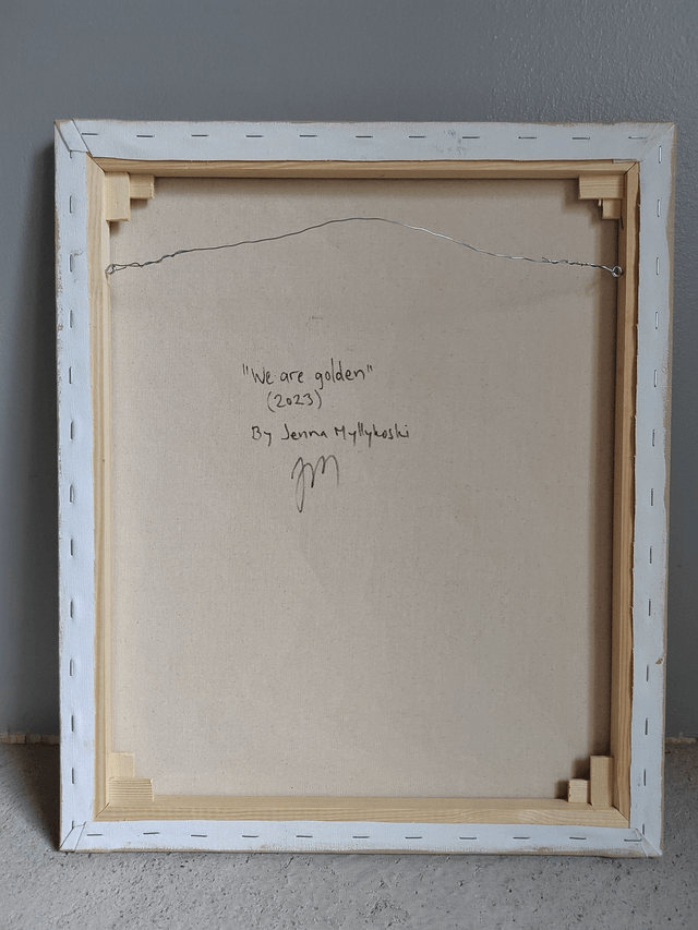 "We are golden" - 46 x 55 cm