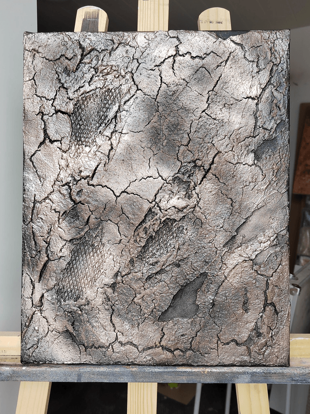 "Scorched but alive" - 33 x 41 cm