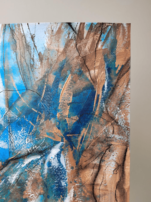 "Royal splash 3" - 24 x 34 cm
