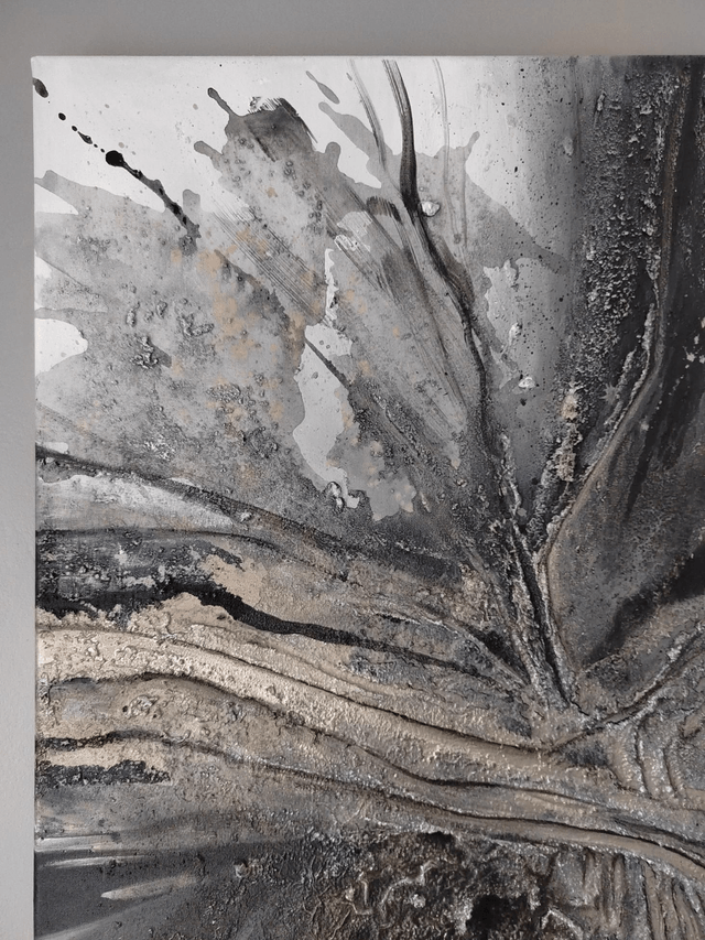 "Let the wind bend you" - 120 x 100 cm
