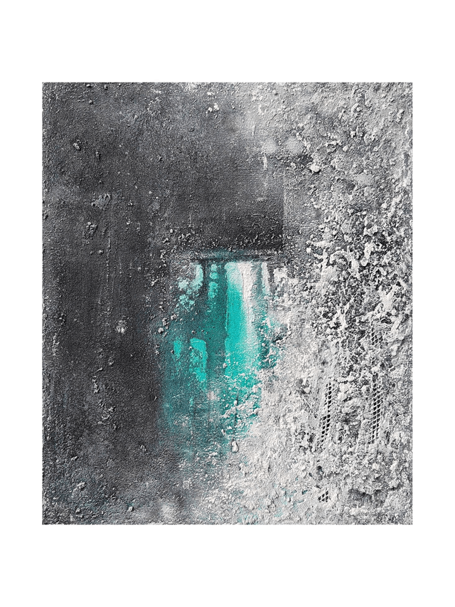 "Night in Alaska 3" - 46 x 55 cm