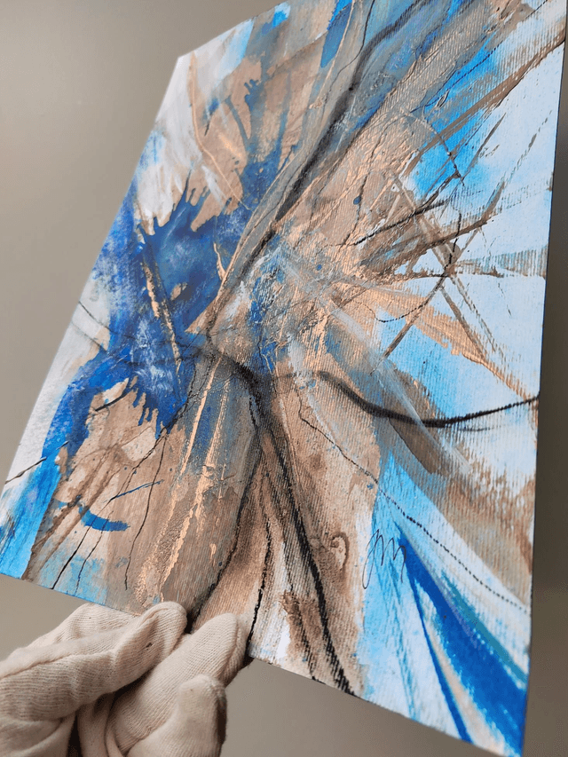 "Royal splash 2" - 24 x 34 cm