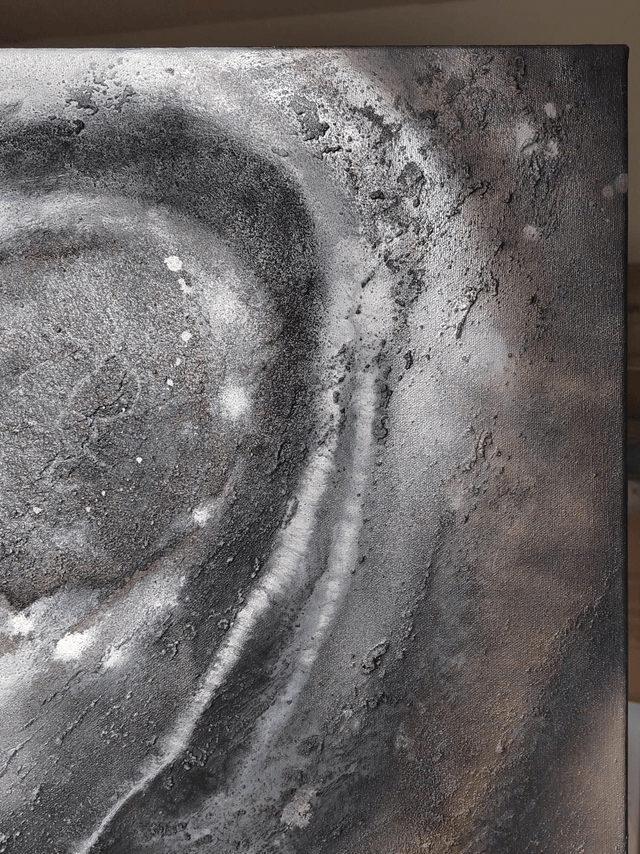 "Echoes in silence" - 81 x 65 cm