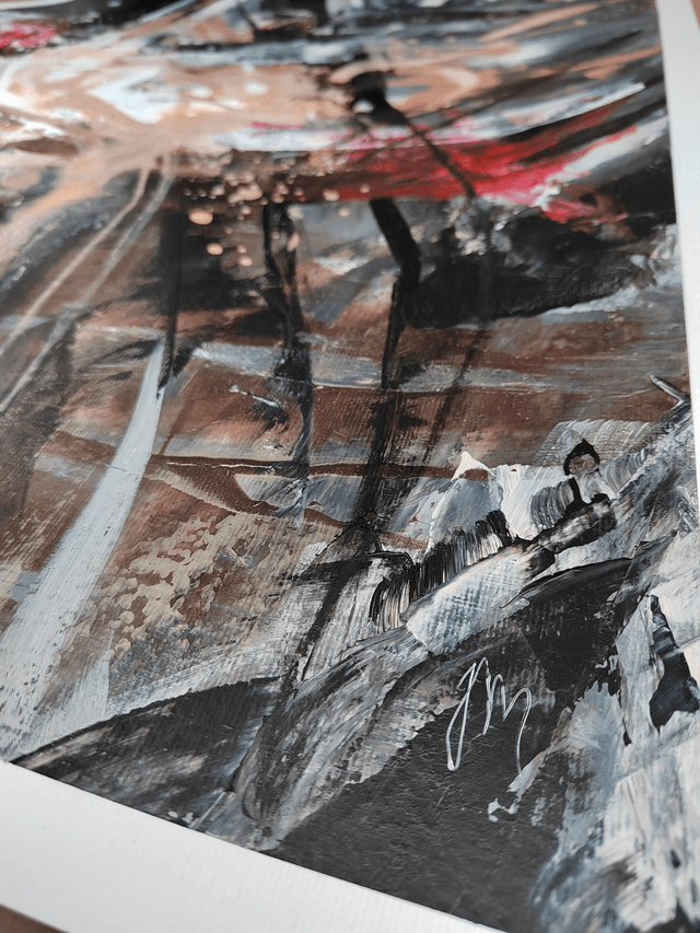 "Explosive behaviour" - 50 x 70 cm