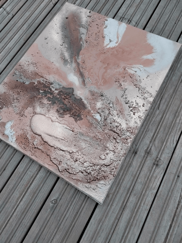 "Earth, can you hear me? 2" - 46 x 55 cm