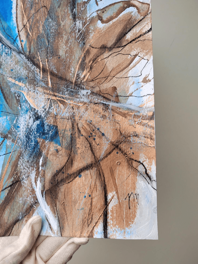 "Royal splash 4" - 24 x 34 cm