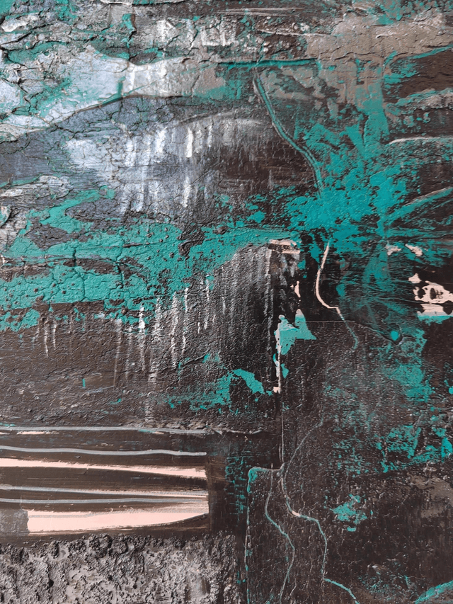 "Turbulent times" - 81 x 100 cm