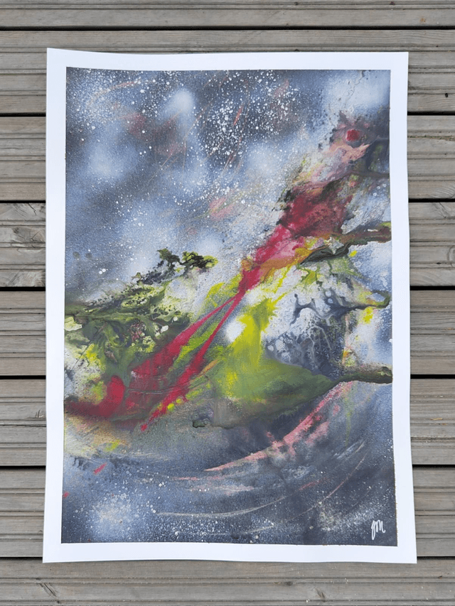 "Enjoy the ride" - 50 x 70 cm