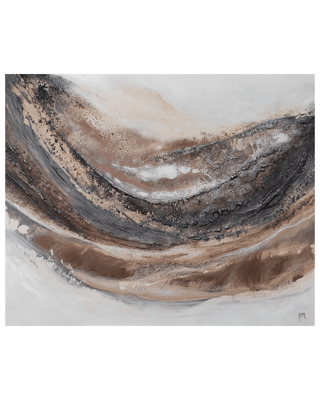 &quot;Sand in my hair and the wind at my back&quot; - 100 x 81 cm